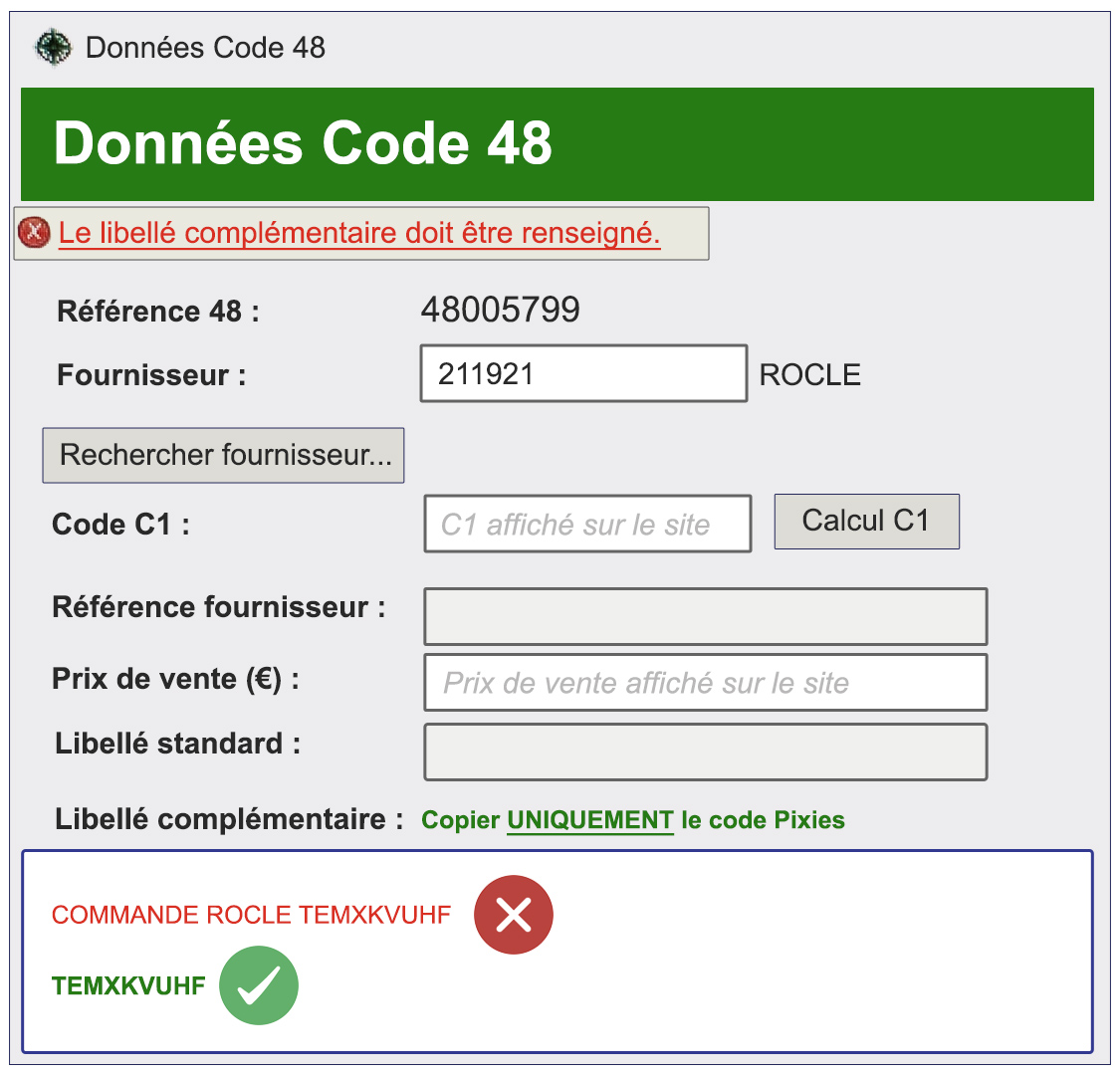 Code data